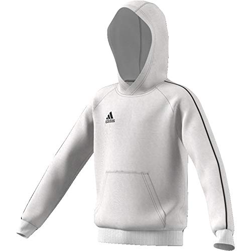 adidas FS1891 CORE18 Hoody Y Sweat Unisex-Child White 5-6A