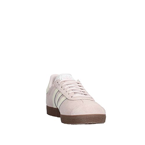 adidas Gazelle W, Zapatillas de Deporte Mujer, Gris (Orchid Tint/Footwear White/Gum), 38 EU
