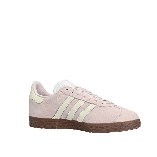 adidas Gazelle W, Zapatillas de Deporte Mujer, Gris (Orchid Tint/Footwear White/Gum), 38 EU