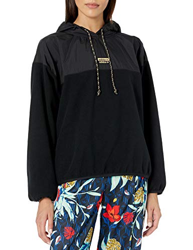 adidas Originals Hoodie Sudadera con Capucha, Core Negro, XS para Mujer