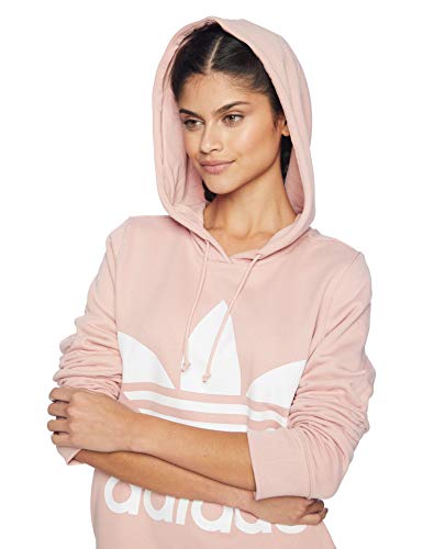 adidas Originals Trefoil Hoodie Sudadera con Capucha, Espíritu Rosa, XS para Mujer