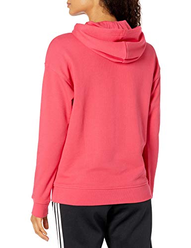 adidas Originals Trefoil Hoodie Sudadera con Capucha, Rosa y Blanco, 2X para Mujer