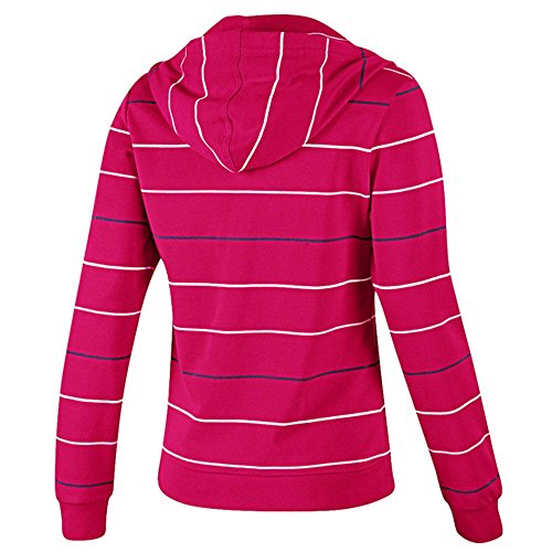 adidas Radient - Sudadera con capucha para mujer, color rosa Rosa radiante. 34