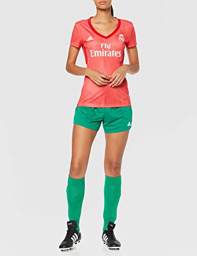 adidas Real Madrid Third - Camiseta de fútbol para Mujer, Mujer, DP5448, Real Coral/Vivid Red, Large