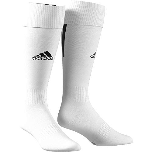 adidas SANTOS SOCK 18 Socks, Unisex adulto, White/Black, 3739