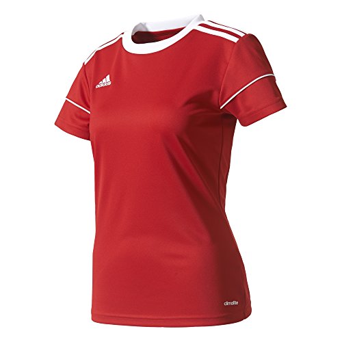 adidas Squad 17 JSY W Camiseta, Mujer, Rojo (Rojpot/Blanco), M