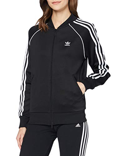 adidas SS TT Sweatshirt, Mujer, Black/White, 40