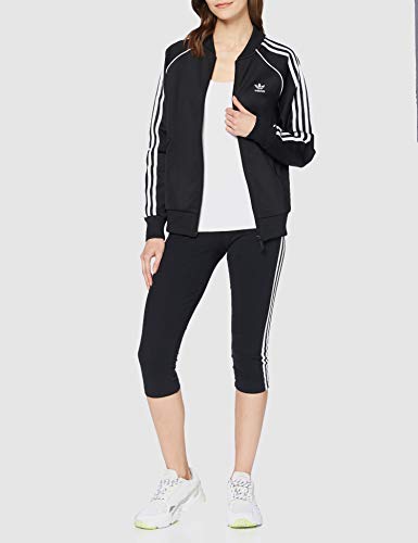 adidas SS TT Sweatshirt, Mujer, Black/White, 42