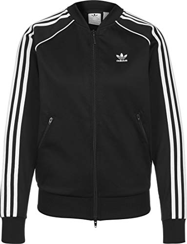 adidas SST Tracktop PB Sudadera, Mujer, Negro (Black/White), 40