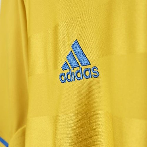 adidas Svff H JSY Camiseta 1ª Equipación-Línea Asociación Sueca de Fútbol, Hombre, Amarillo (amaril/reabri), XL