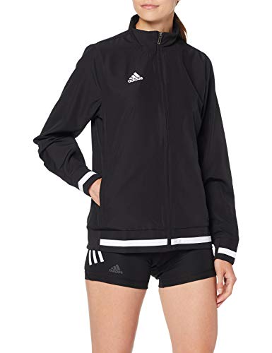 adidas T19 WOV JKT W Chaqueta de Deporte, Mujer, Black/White, XS