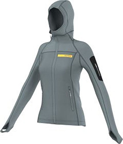 adidas Terrex Stock Horn – Chaqueta de Forro Polar con Capucha, Todo el año, Mujer, Color Gris, tamaño 42 [DE 40]