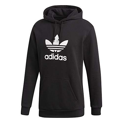 adidas Trefoil Hoodie Sweatshirt, Hombre, Black, M