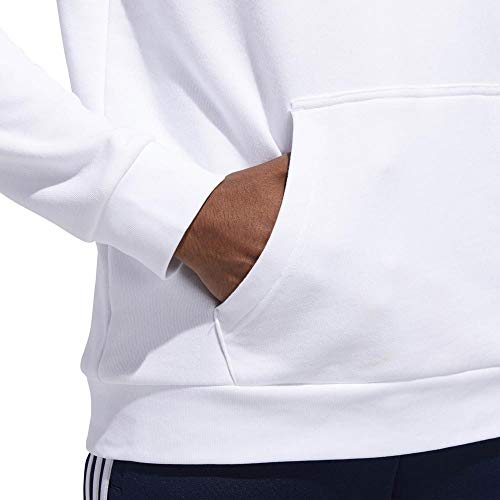 adidas Trefoil Hoodie Sweatshirt, Hombre, White, S