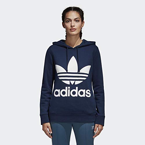 Adidas Trefoil Hoodie Sweatshirt, Mujer, collegiate navy, 42