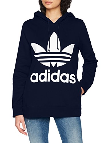 Adidas Trefoil Hoodie Sweatshirt, Mujer, collegiate navy, 42