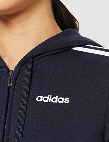 adidas W E 3S FZ HD Sudadera, Mujer, Azul (Legend Ink/White), XL