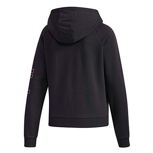adidas W E Brand HD TT Sweatshirt, Mujer, Black/Copper Met., S