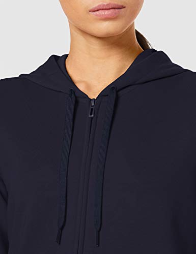 adidas W E Lin FZ HD Sudadera, Mujer, Legend Ink/White, XS