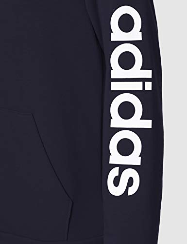 adidas W E Lin FZ HD Sudadera, Mujer, Legend Ink/White, XS