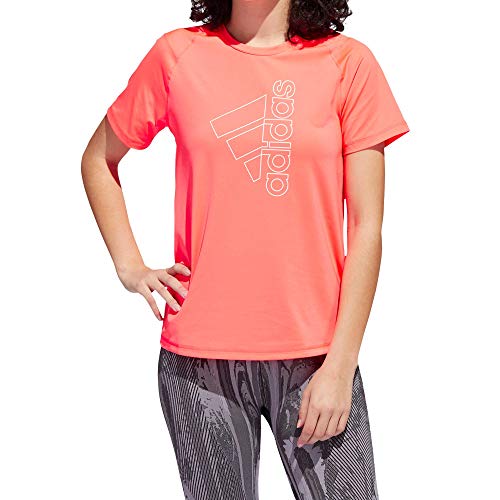 adidas W Tech BOS T Camiseta, Mujer, rossen, M