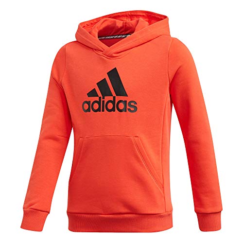 adidas YB MH BOS PO Sweatshirt, Niños, hi-Res Red s18/Black, 910Y