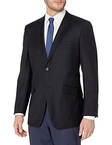 Adolfo - Chaqueta de lana y cachemira para hombre - Azul - 50 cm