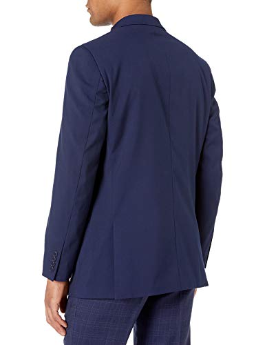 Adolfo Men's Modern Fit Micro Tech Suit Jacket