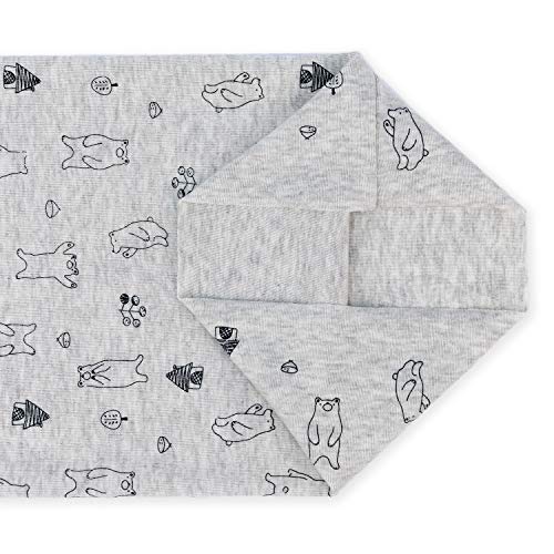 Adorel Bufanda Cuello Alto Algodón para Bebé Paquete de 3 Oso