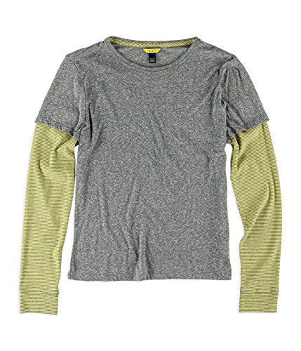 AEROPOSTALE - Camiseta de Manga Corta para Mujer - Gris - X-Small