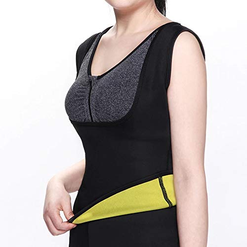 AFFNBDYP Conformación de las mujeres Tops Busto abierto sin mangas delgado del chaleco de Cami Top Control de Abdomen talladora del cuerpo de la cintura Cinchers (Color : Vest, Size : XXL)