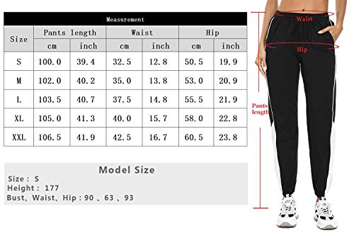Aiboria Pantalon Chandal Mujer, 100% Algodón Largos Moda Casuales Pantalones Deportivos para Mujer Yoga Fitness Jogger Gimnasio Deportes