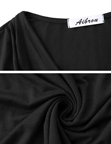 Aibrou Pijama Lactancia Invierno de Manga Larga Pijamas Premamá Embarazadas Algodón Conjunto de Maternidad para Mujer