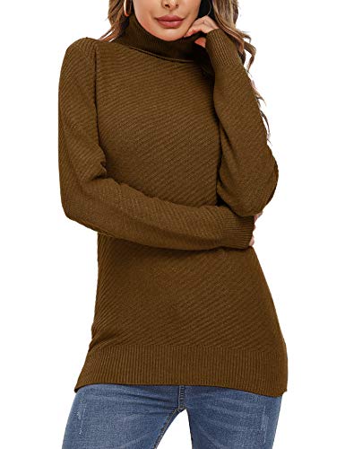 Sueter marron mujer Clearance