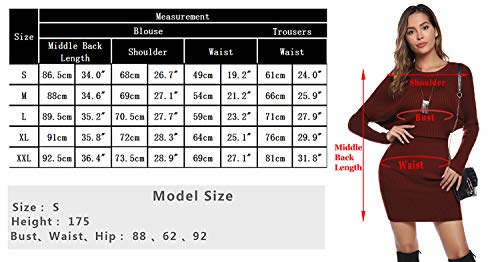 Aibrou Vestidos a Punto Mujer,Vestido Sexy de Una Pieza de Punto elástico,Vestidos de Jersey Manga Larga Vestido Invierno Vestido Fiesta (Armada, M)