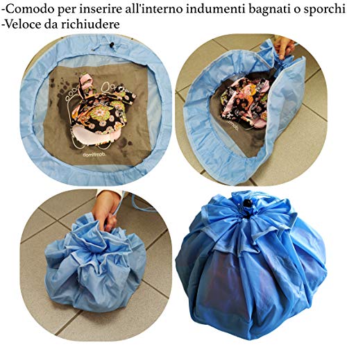 Alfombrilla antideslizante de vestuario para natación, gimnasio, fitness, spa, ducha, bolsa plegable para ropa de hombre, mujer, niño, microfibra de nailon 190T