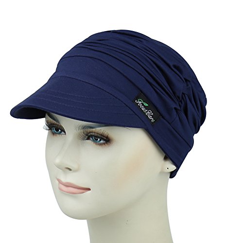 Algodón Vendedor de periódicos Beanie para Mujeres con cáncer Cap de Verano Picnic Sombreros para la caída del Cabello