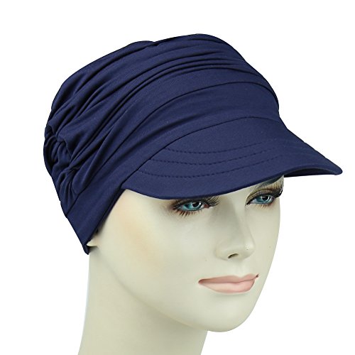 Algodón Vendedor de periódicos Beanie para Mujeres con cáncer Cap de Verano Picnic Sombreros para la caída del Cabello