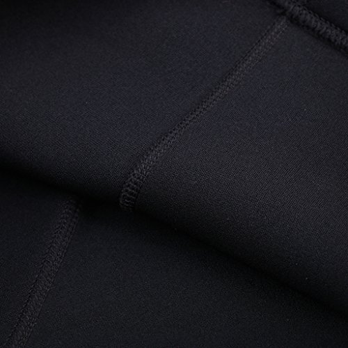 Almencla Pantalones Cortos de Agua de Neopreno de 1,5 Mm para Hombre, Pantalones de Neopreno para Bucear con Esnórquel - Negro, M