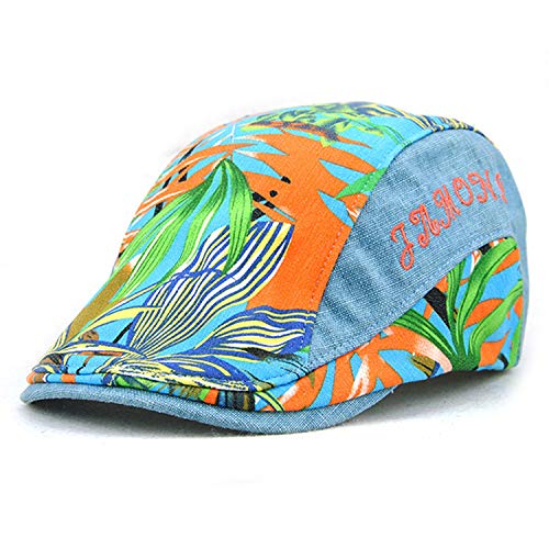 Amantes Sombrero Verano Coreano Deja Hombres y Mujeres Sombreros para el Sol Gorras de algodón Estampadas Anti-Cisne