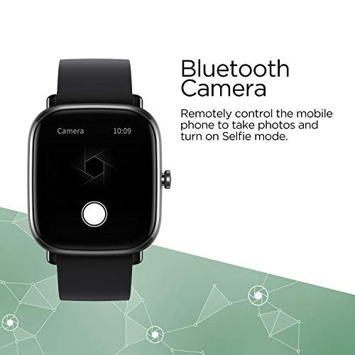 Amazfit GTS 2 Mini Reloj Inteligente Smartwatch Duración de Batería14 días 70 Modos Deportivos Medición del Nivel SpO2 Monitorización de Frecuencia Cardíaca, (Color Negro)