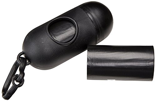 Amazon Basics - Bolsas para excrementos de perro con dispensador y clip para correa (300 bolsas)