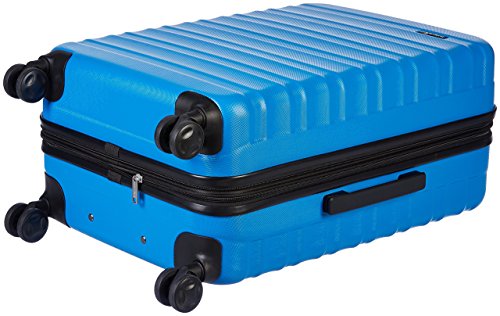 Amazon Basics - Maleta de viaje rígidaa giratoria - 68 cm, Azul claro