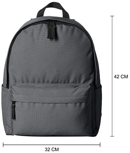 Amazon Basics, Mochila de estilo clásico, Gris