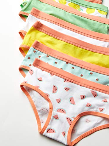 Amazon Essentials 10-Pack Hipster Underwear Conjunto Ropa Interior, Multicolor (Summer Fruit), ((Talla del fabricante: S 6/7)