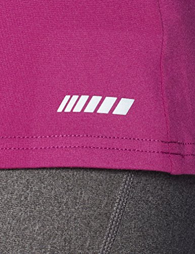 Amazon Essentials 2-Pack Tech Stretch Short-Sleeve Crew T-Shirt Athletic-Shirts, Azul Marino (Navy/Orchid), Large