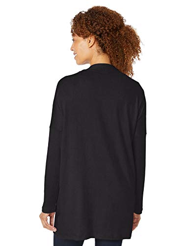 Amazon Essentials – Cárdigan ligero abierto para mujer, Negro, US L (EU L - XL)