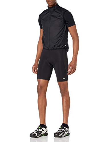 Amazon Essentials Chaleco de Viento de Ciclismo Outerwear-Vests, Negro, XXL
