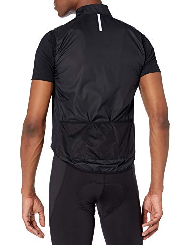 Amazon Essentials Chaleco de Viento de Ciclismo Outerwear-Vests, Negro, XXL