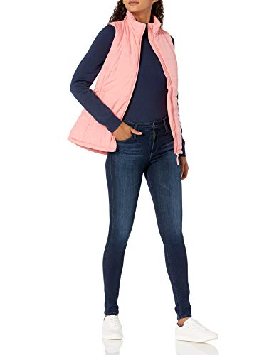 Amazon Essentials Chaleco Globo de Peso Medio Outerwear-Vests, Rosa, XL